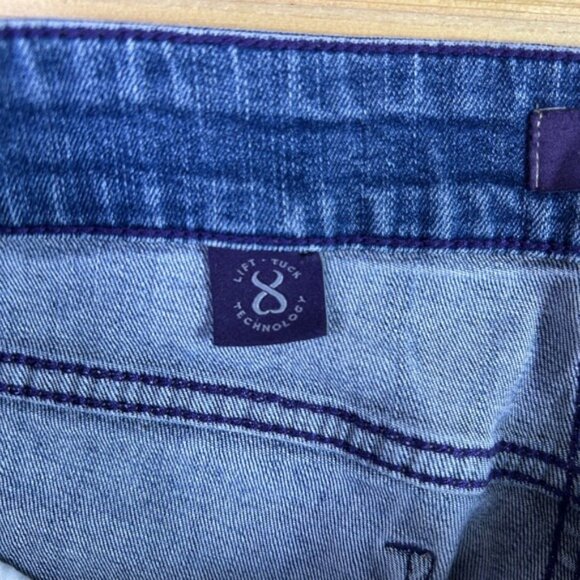 NYDJ Jeans Womens 8 Lift Tuck Technology Legging Mid Rise Skinny Denim Blue Jean - Picture 4 of 10